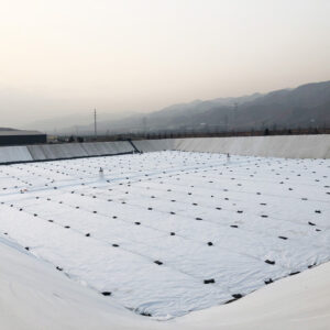 Composite geomembrane installation