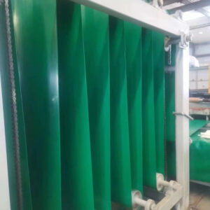 Green pvc geomembrane